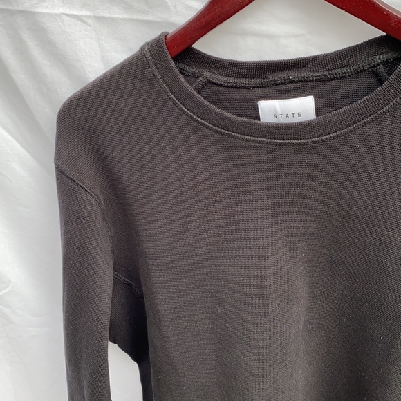 !!3/$45!! Frank and oak black crewneck - Picture 2 of 6